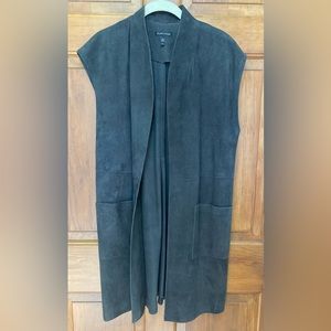 Eileen Fisher Goat Suede Vest